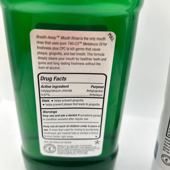 Melaleuca Breath Away Mouth Rinse and Exceed Total Care Sensitive Tooth Polish - Picture 4 of 5